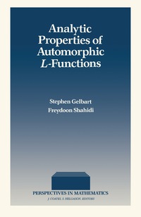 Cover image: Analytic Properties of Automorphic L-Functions 9780122791758
