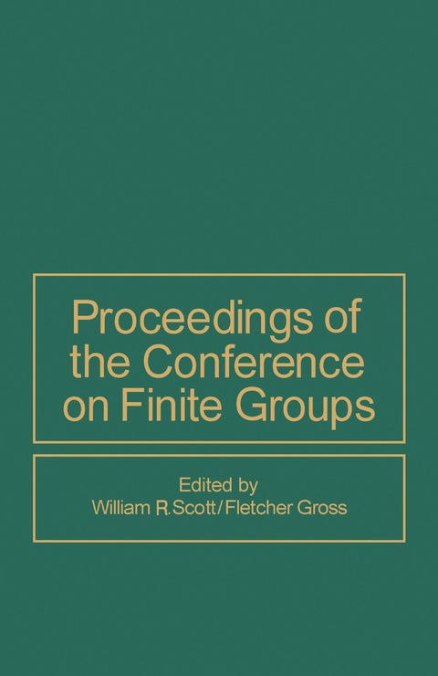 Cover image for book Proceedings of the Conference on Finite Groups