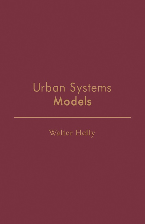 Cover image for book Urban Systems Models