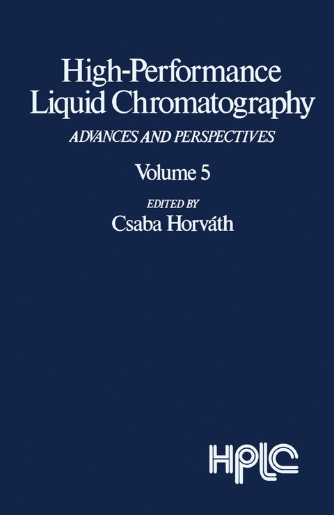 Cover image for book High-Performance Liquid Chromatography