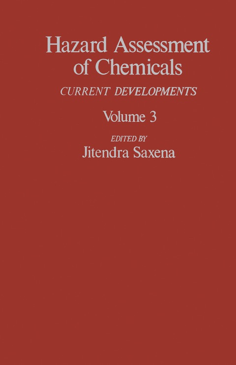 Cover image for book Hazard Assessment of Chemicals