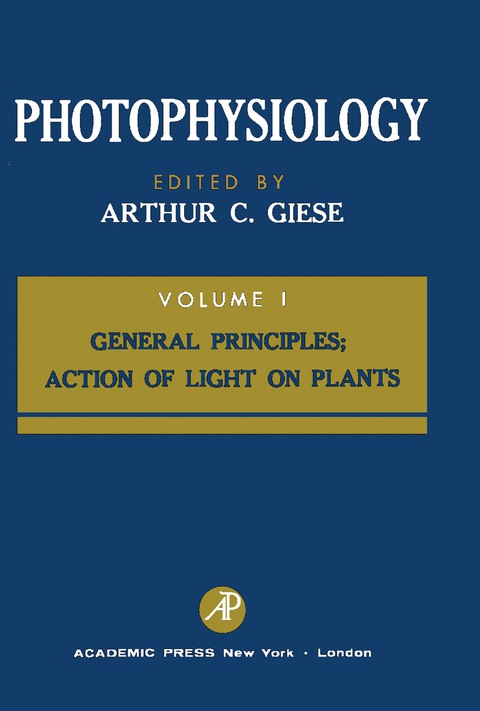 Cover image for book Photophysiology
