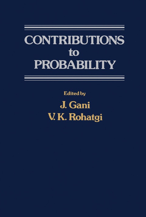 Cover image for book Contributions to Probability