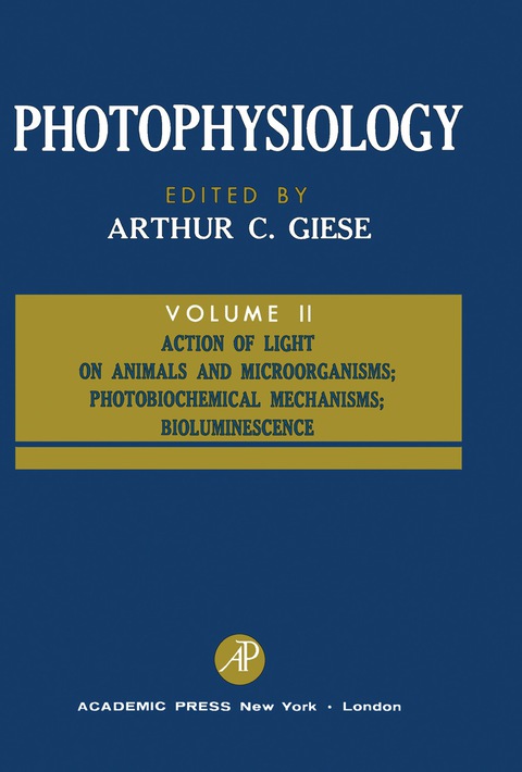 Cover image for book Photophysiology