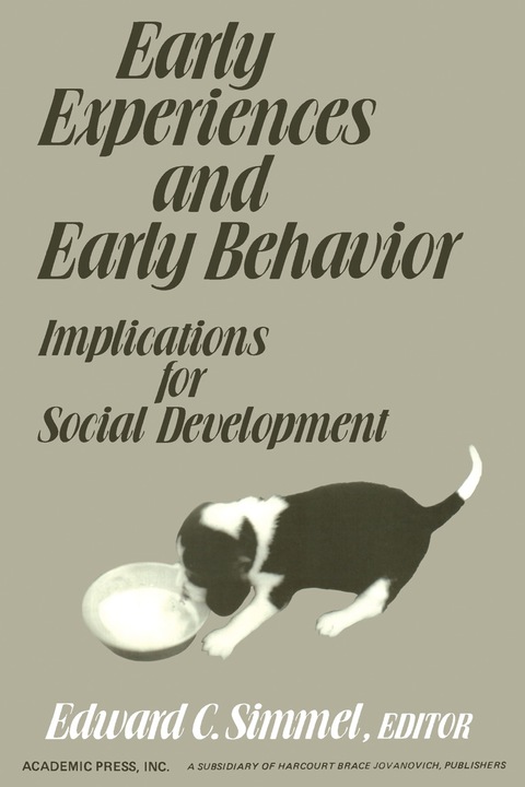 Cover image for book Early Experiences and Early Behavior