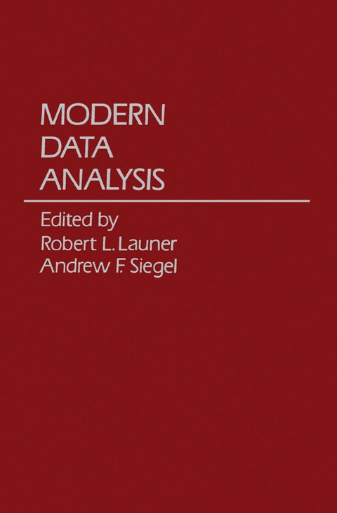 Cover image for book Modern Data Analysis