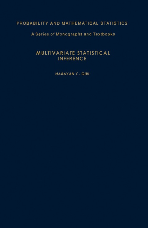 Cover image for book Multivariate Statistical Inference