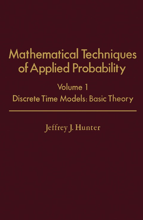 Cover image for book Mathematical Techniques of Applied Probability