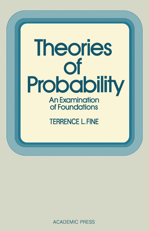 Cover image for book Theories of Probability
