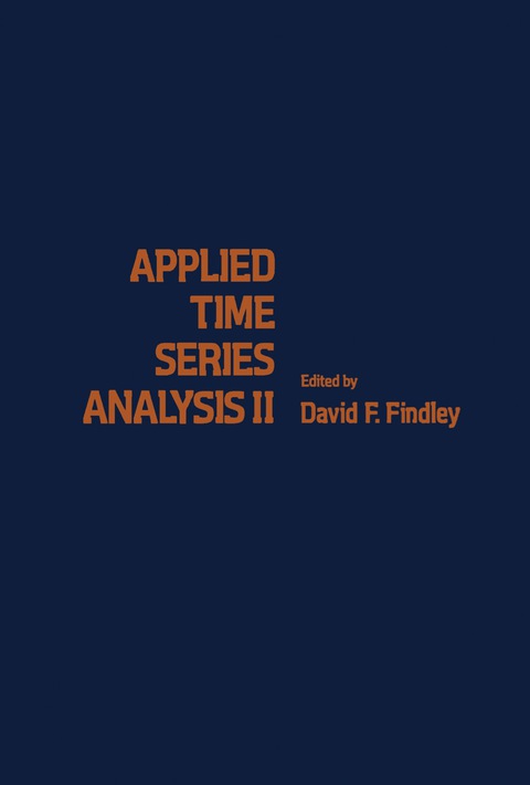 Cover image for book Applied Time Series Analysis II