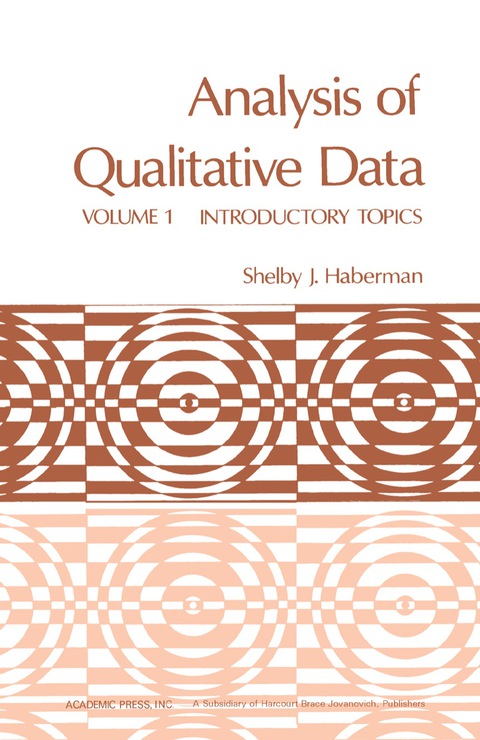 Cover image for book Analysis of Qualitative Data