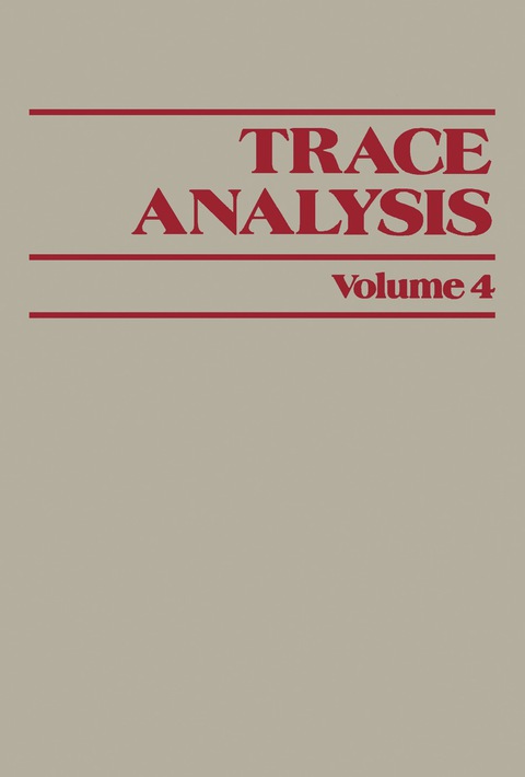 Cover image for book Trace Analysis