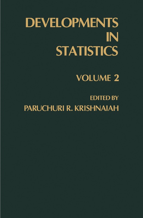 Cover image for book Developments in Statistics