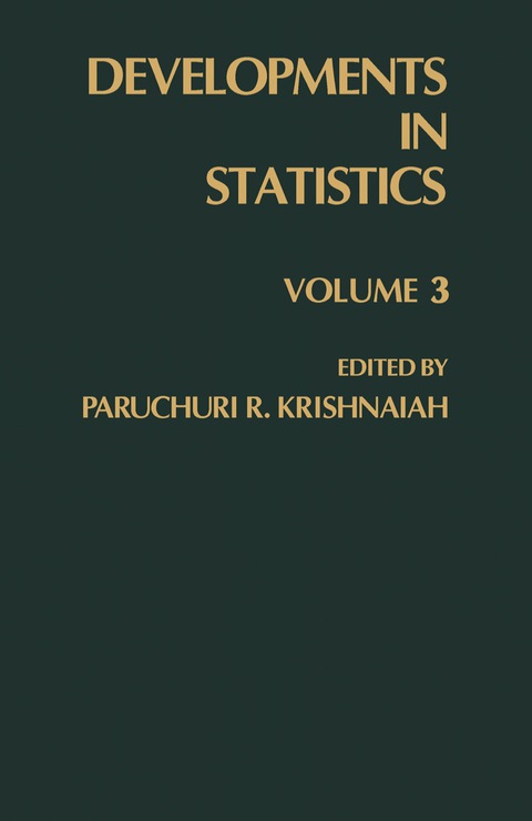 Cover image for book Developments in Statistics