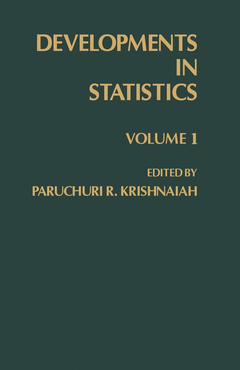 Cover image for book Developments in Statistics