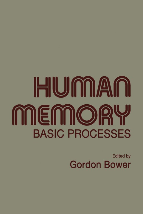 Cover image for book Human Memory