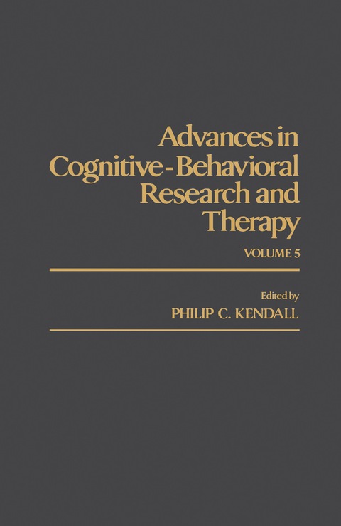 Cover image for book Advances in Cognitive—Behavioral Research and Therapy