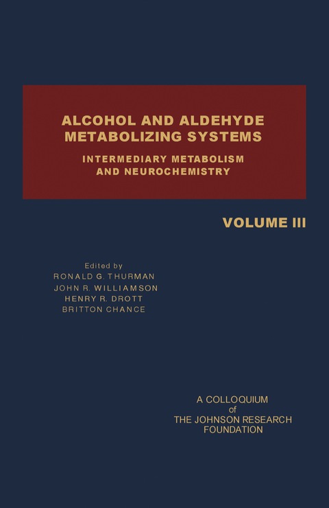 Cover image for book Alcohol and Aldehyde Metabolizing Systems