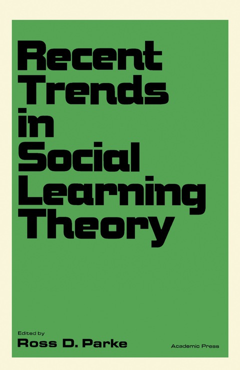 Cover image for book Recent Trends in Social Learning Theory