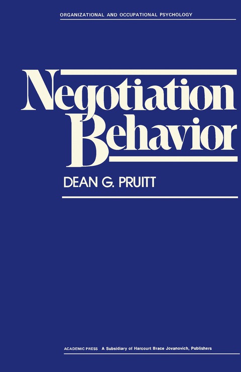Cover image for book Negotiation Behavior