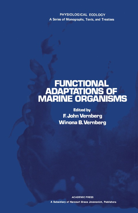 Cover image for book Functional Adaptations of Marine Organisms
