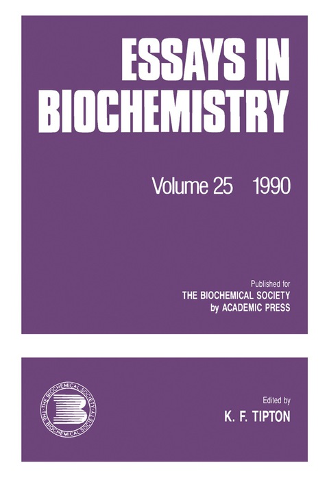 Cover image for book Essays in Biochemistry