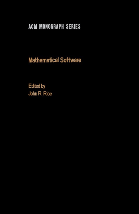 Cover image for book Mathematical Software