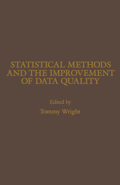 Cover image for book Statistical Methods and the Improvement of Data Quality