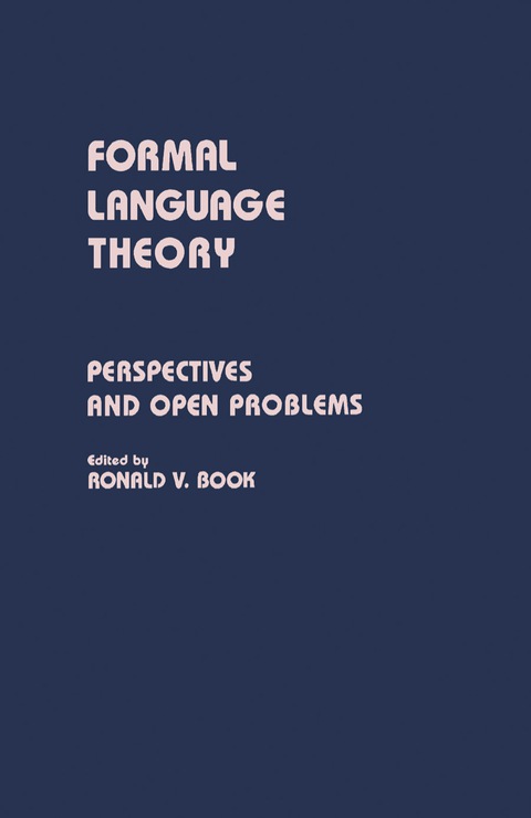 Cover image for book Formal Language Theory