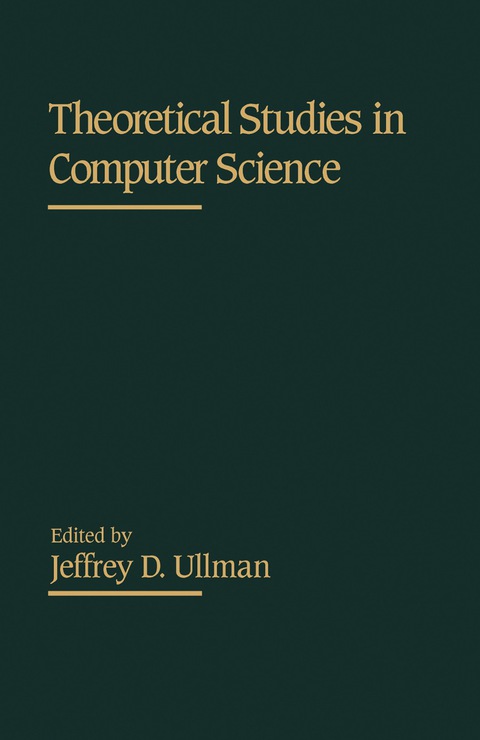Cover image for book Theoretical Studies in Computer Science