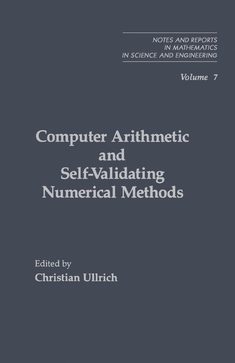 Cover image for book Computer Arithmetic and Self-Validating Numerical Methods