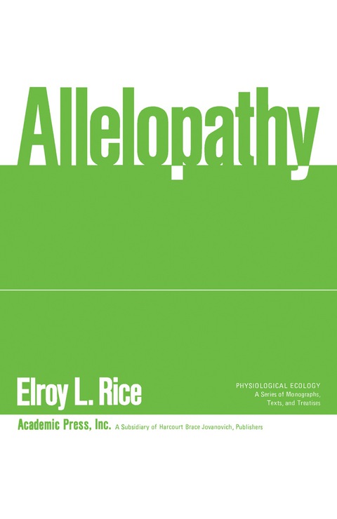 Cover image for book Allelopathy
