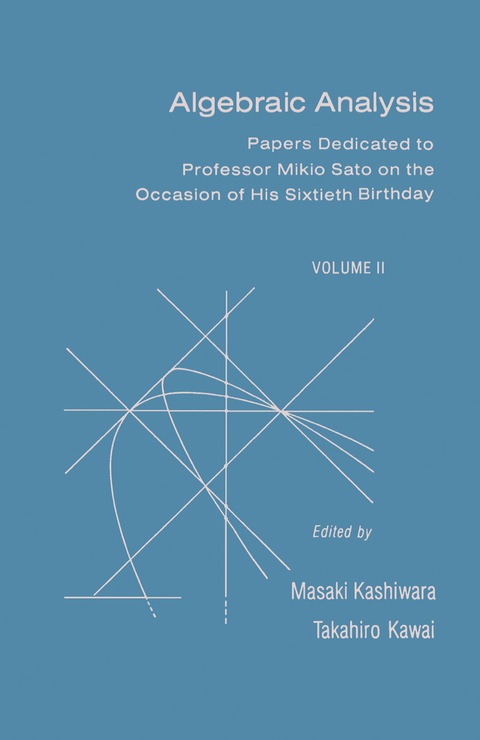 Cover image for book Algebraic Analysis