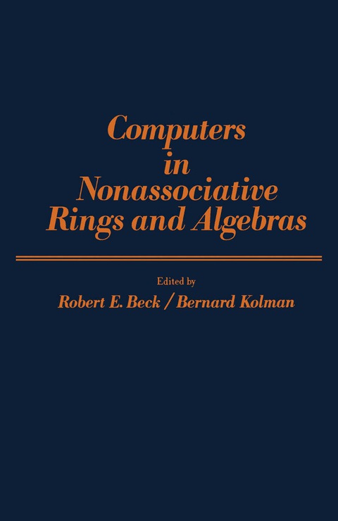 Cover image for book Computers in Nonassociative Rings and Algebras