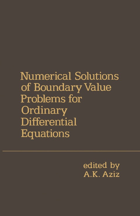 Cover image for book Numerical Solutions of Boundary Value Problems for Ordinary Differential Equations