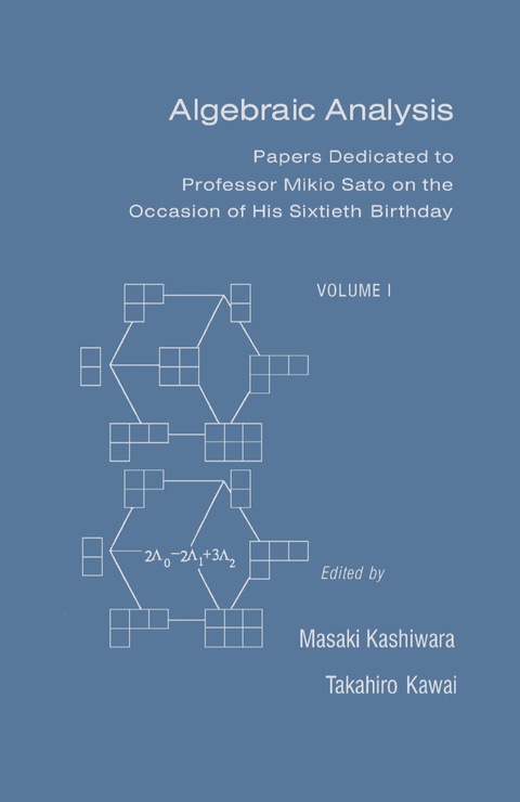 Cover image for book Algebraic Analysis