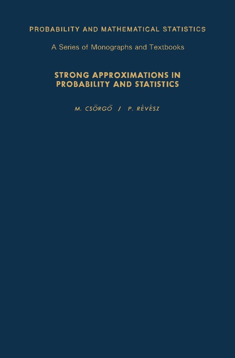 Cover image for book Strong Approximations in Probability and Statistics