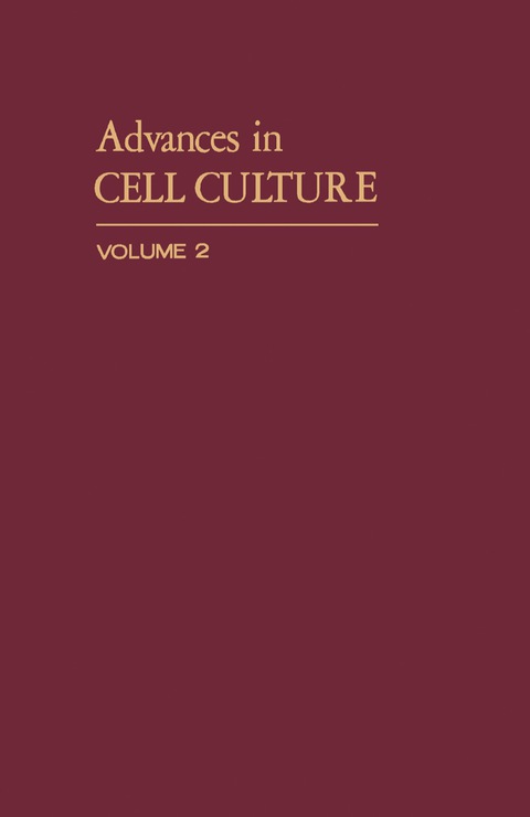 Cover image for book Advances in Cell Culture