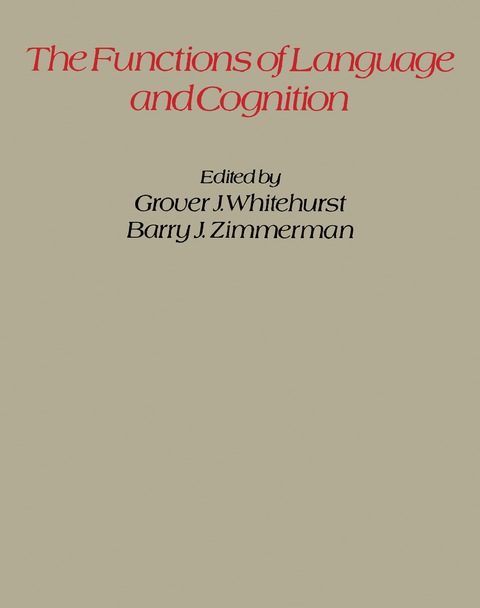 Cover image for book The Functions of Language and Cognition