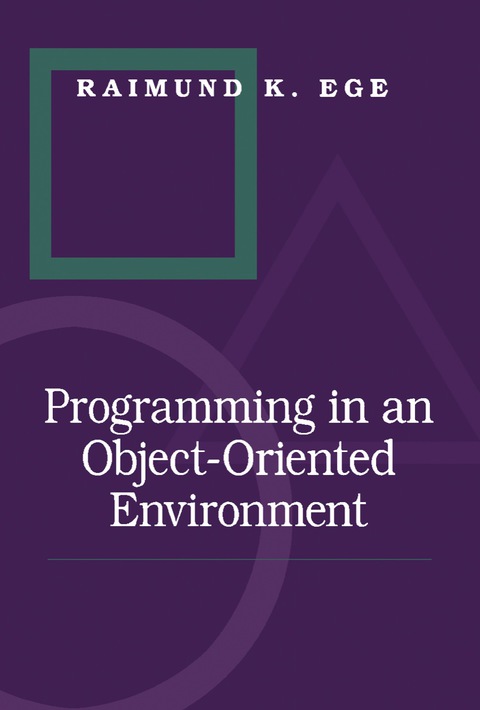 Cover image for book Programming in an Object-Oriented Environment