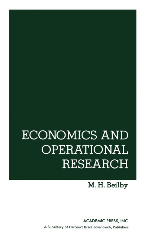 Cover image for book Economics and Operational Research