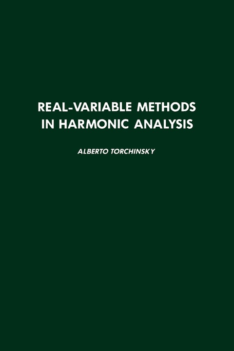 Cover image for book Real-Variable Methods in Harmonic Analysis