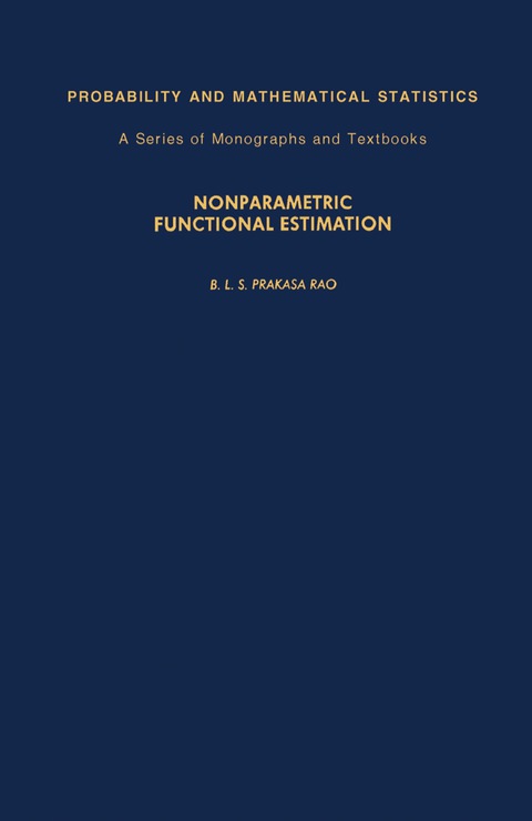 Cover image for book Nonparametric Functional Estimation