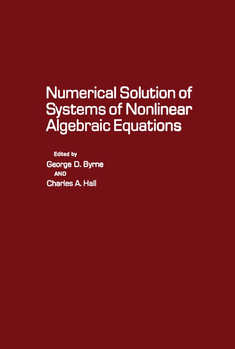 Cover image for book Numerical Solution of Systems of Nonlinear Algebraic Equations