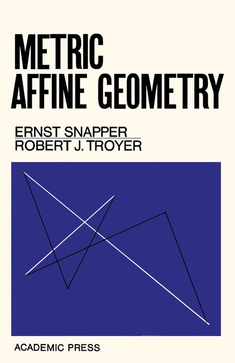 Cover image for book Metric Affine Geometry