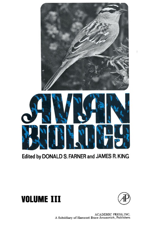 Cover image for book Avian Biology