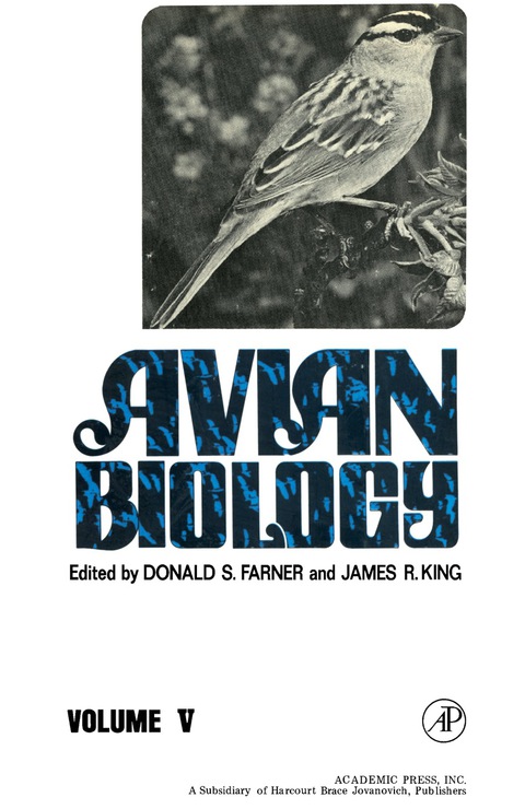 Cover image for book Avian Biology