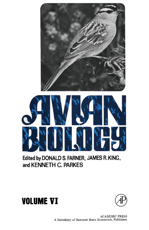 Cover image for book Avian Biology