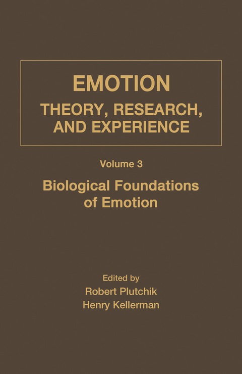 Cover image for book Biological Foundations of Emotion