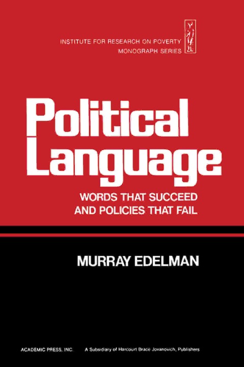 Cover image for book Political Language